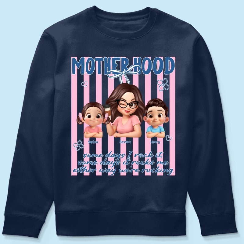 Rockin' the Motherhood - Personalized Shirt - Mother's Day Gift for Mom, Wife