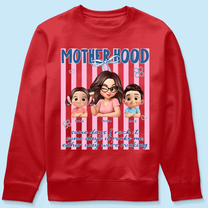 Rockin' the Motherhood - Personalized Shirt - Mother's Day Gift for Mom, Wife