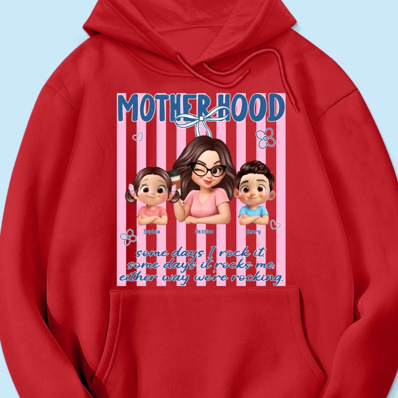 Rockin' the Motherhood - Personalized Shirt - Mother's Day Gift for Mom, Wife