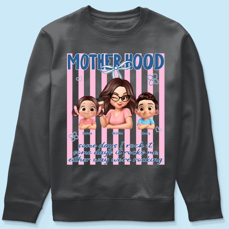 Rockin' the Motherhood - Personalized Shirt - Mother's Day Gift for Mom, Wife