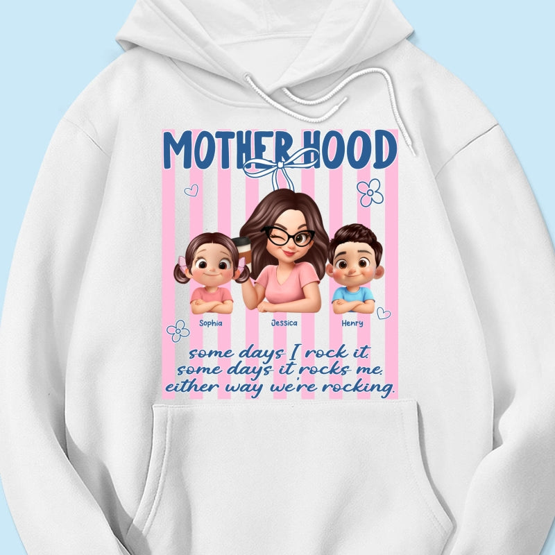 Rockin' the Motherhood - Personalized Shirt - Mother's Day Gift for Mom, Wife