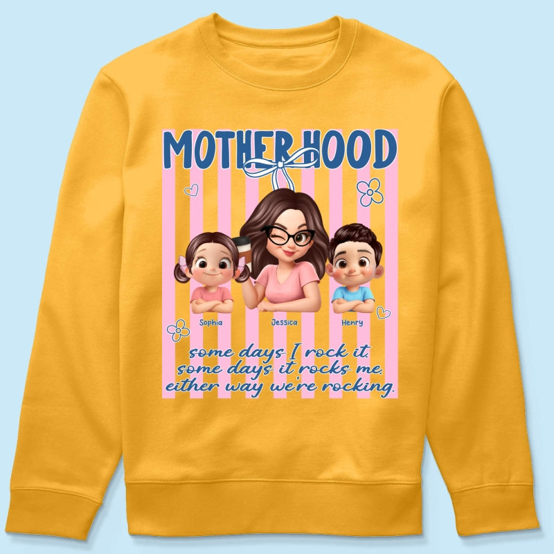 Rockin' the Motherhood - Personalized Shirt - Mother's Day Gift for Mom, Wife