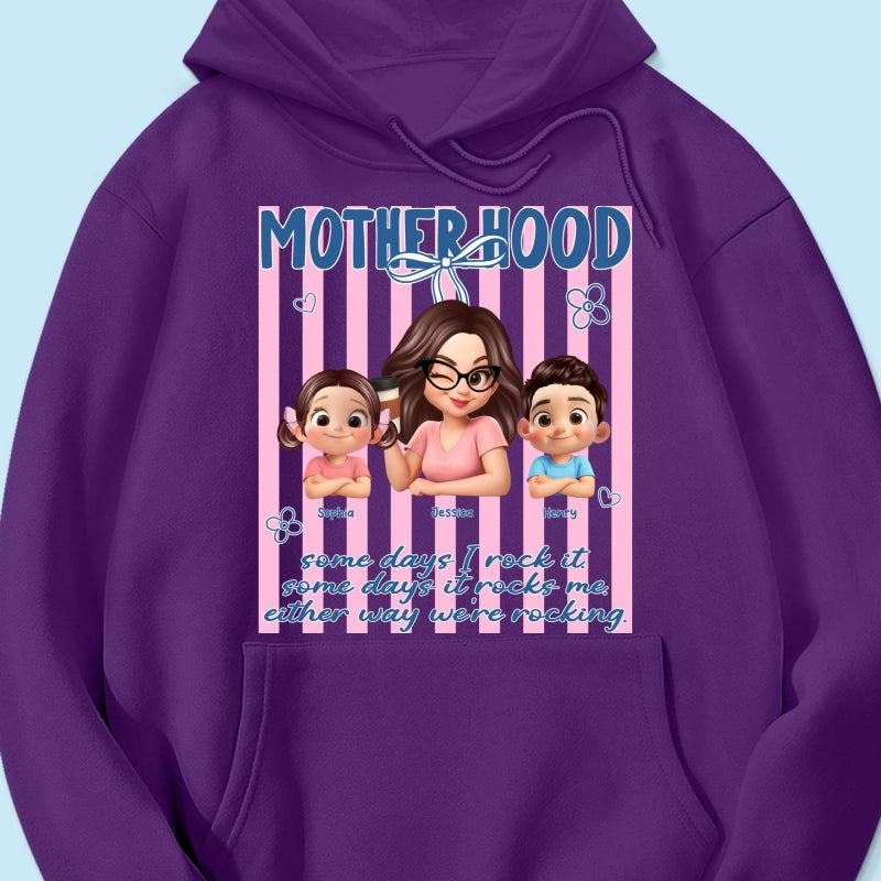 Rockin' the Motherhood - Personalized Shirt - Mother's Day Gift for Mom, Wife