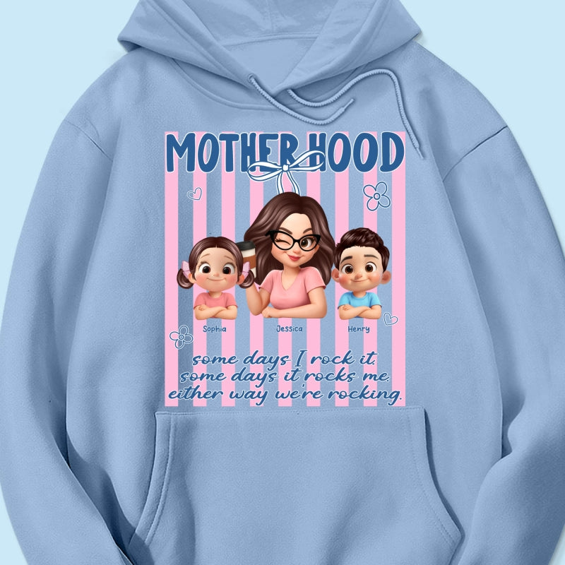 Rockin' the Motherhood - Personalized Shirt - Mother's Day Gift for Mom, Wife