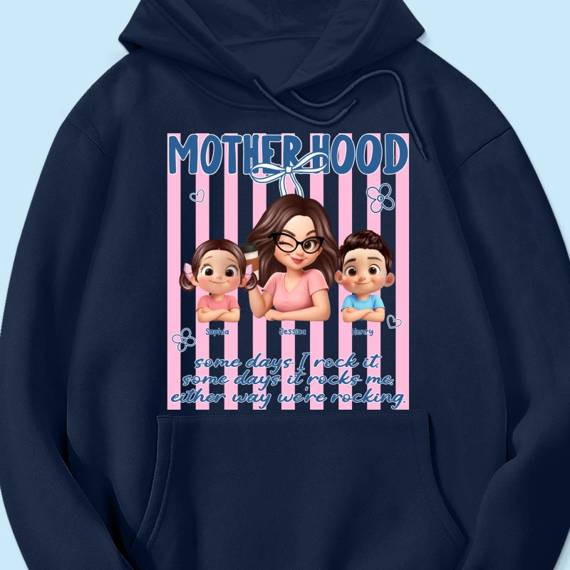 Rockin' the Motherhood - Personalized Shirt - Mother's Day Gift for Mom, Wife