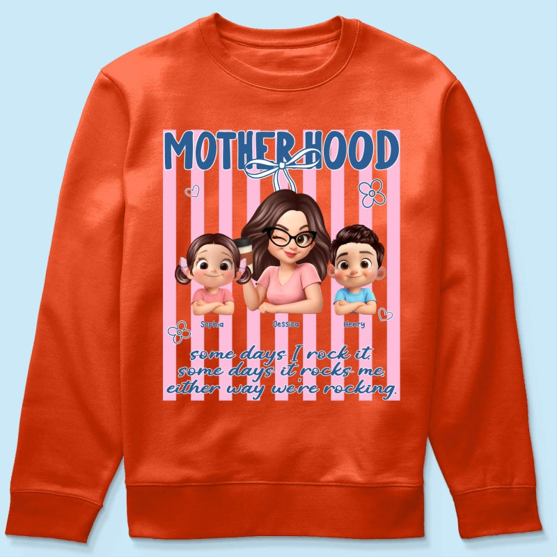 Rockin' the Motherhood - Personalized Shirt - Mother's Day Gift for Mom, Wife