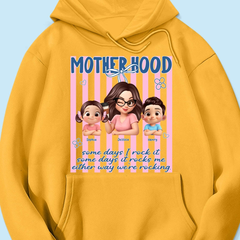 Rockin' the Motherhood - Personalized Shirt - Mother's Day Gift for Mom, Wife
