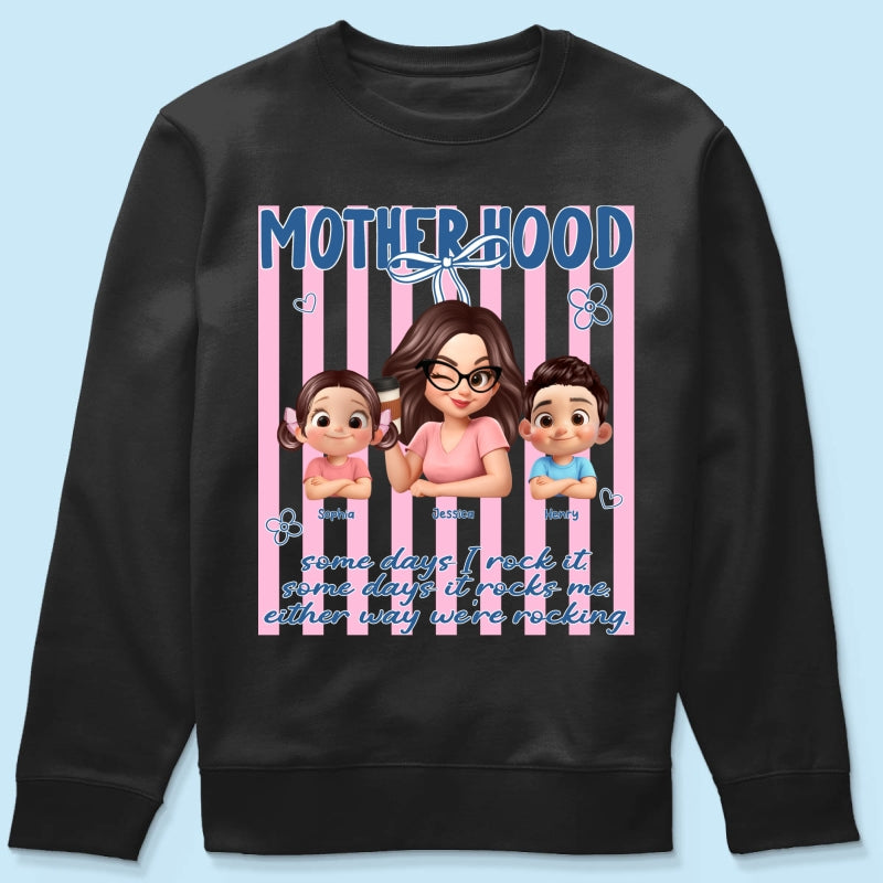 Rockin' the Motherhood - Personalized Shirt - Mother's Day Gift for Mom, Wife