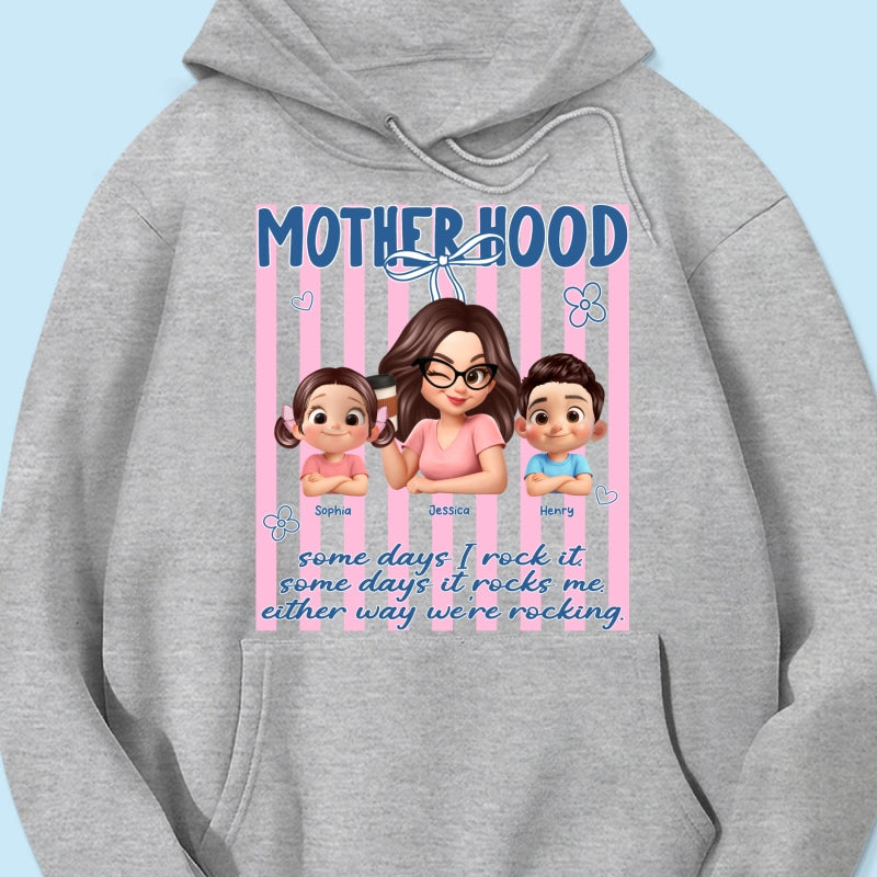 Rockin' the Motherhood - Personalized Shirt - Mother's Day Gift for Mom, Wife