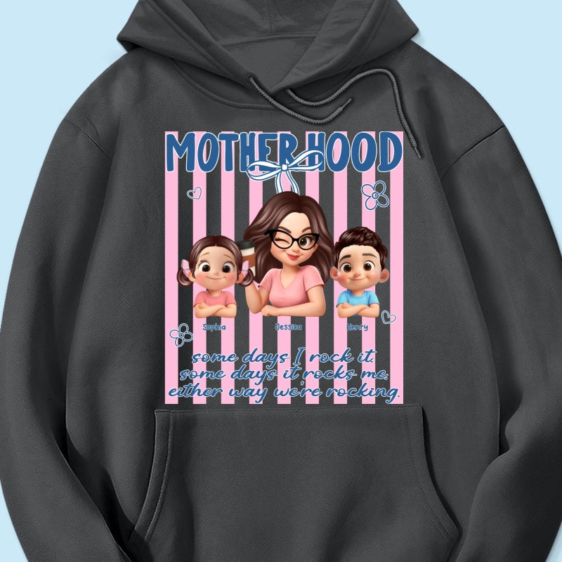 Rockin' the Motherhood - Personalized Shirt - Mother's Day Gift for Mom, Wife