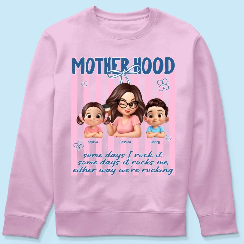 Rockin' the Motherhood - Personalized Shirt - Mother's Day Gift for Mom, Wife