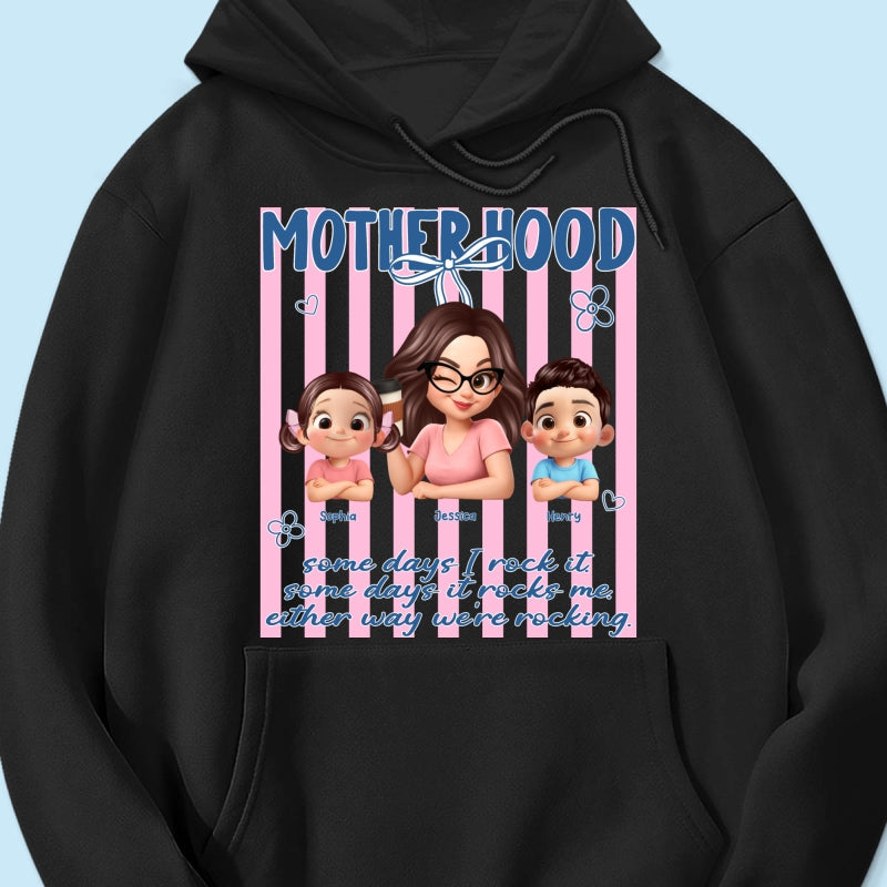 Rockin' the Motherhood - Personalized Shirt - Mother's Day Gift for Mom, Wife