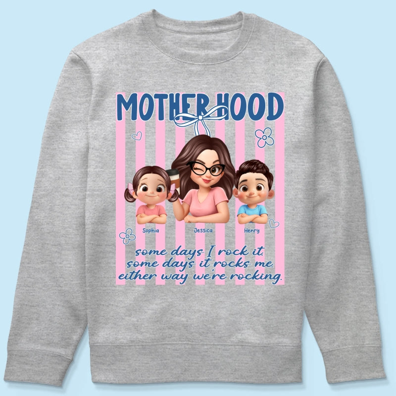 Rockin' the Motherhood - Personalized Shirt - Mother's Day Gift for Mom, Wife