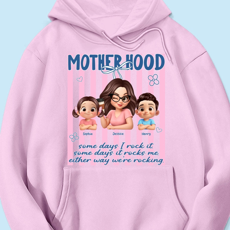 Rockin' the Motherhood - Personalized Shirt - Mother's Day Gift for Mom, Wife