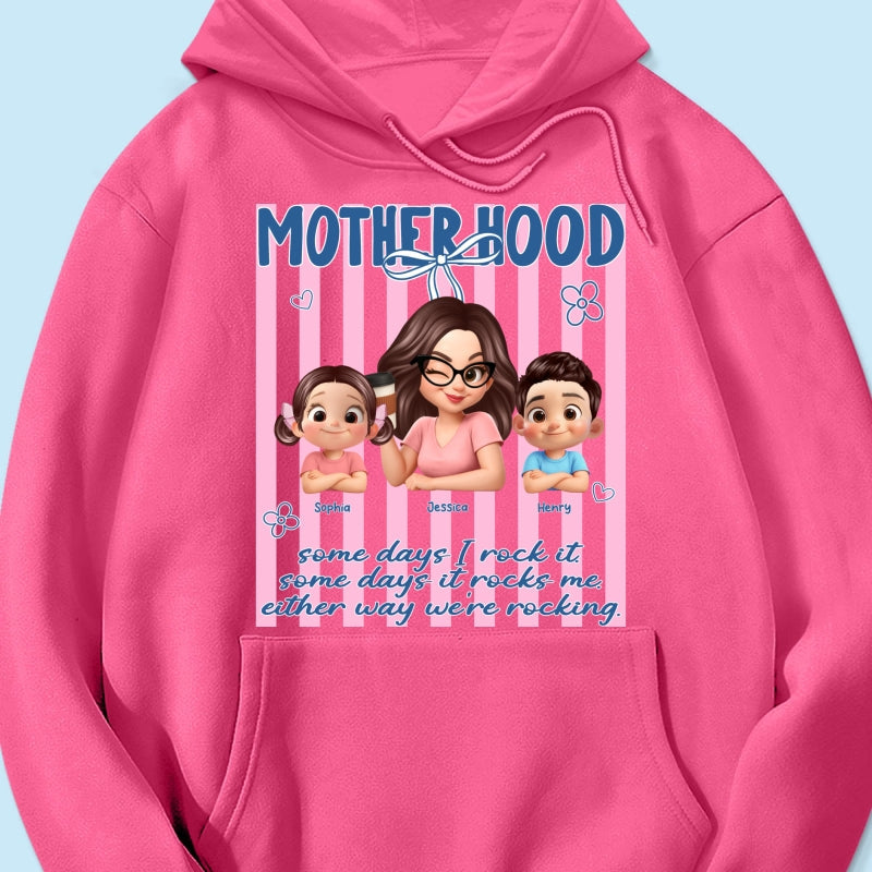 Rockin' the Motherhood - Personalized Shirt - Mother's Day Gift for Mom, Wife