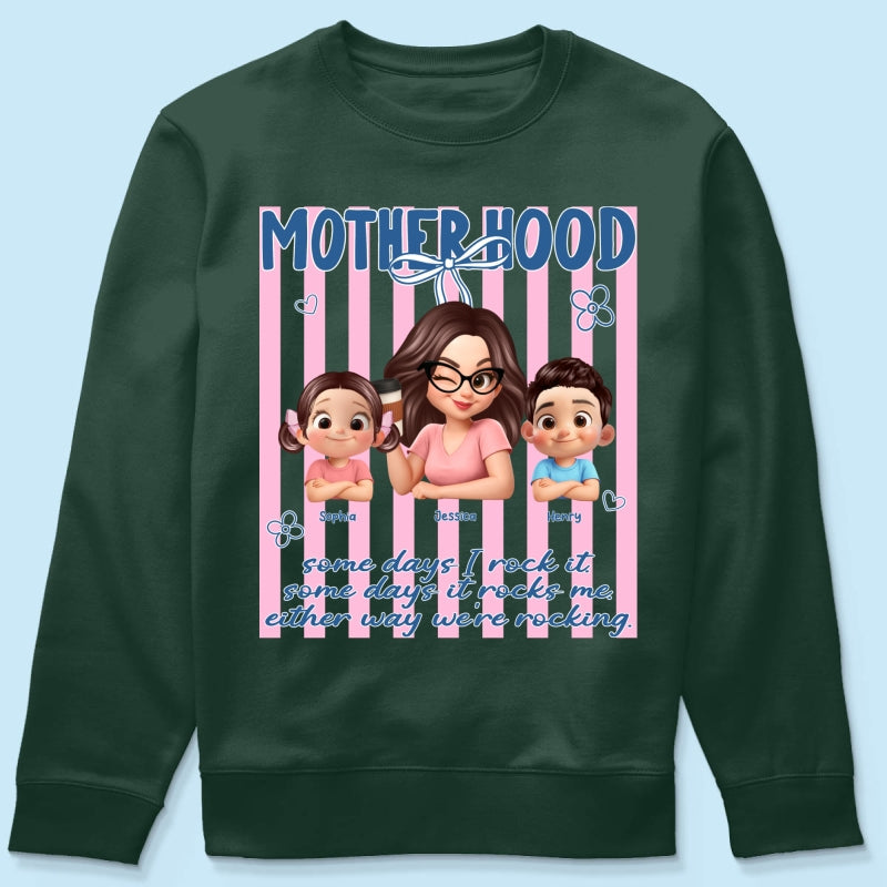 Rockin' the Motherhood - Personalized Shirt - Mother's Day Gift for Mom, Wife