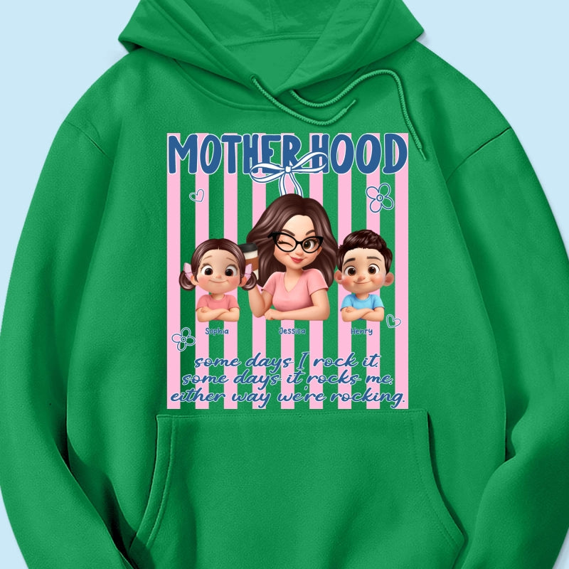 Rockin' the Motherhood - Personalized Shirt - Mother's Day Gift for Mom, Wife