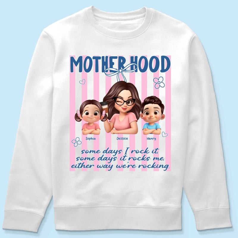 Rockin' the Motherhood - Personalized Shirt - Mother's Day Gift for Mom, Wife