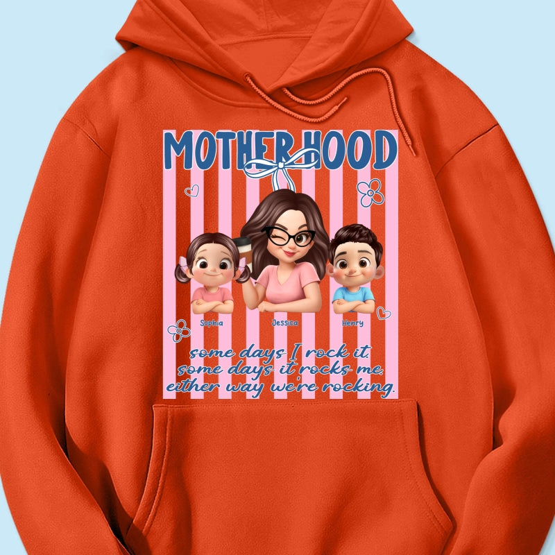 Rockin' the Motherhood - Personalized Shirt - Mother's Day Gift for Mom, Wife