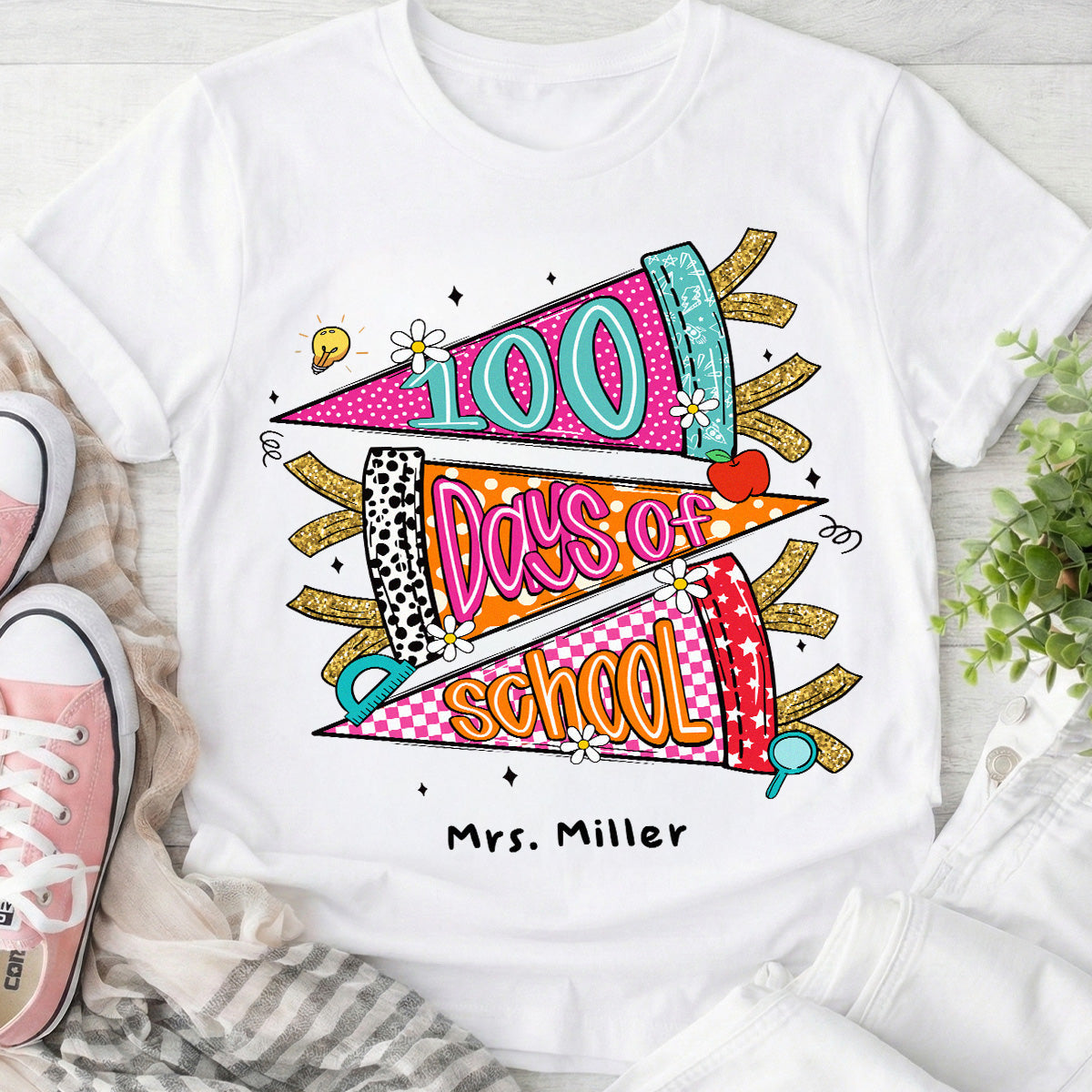 One Hundred Days Later 100 Days Of School Celebration - Personalized Shirt