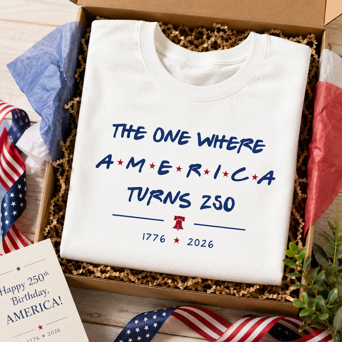 The One Where America Turns 250 - 4th Of July Shirt - American 250th Anniversary, Cool Gift for Her, for Him