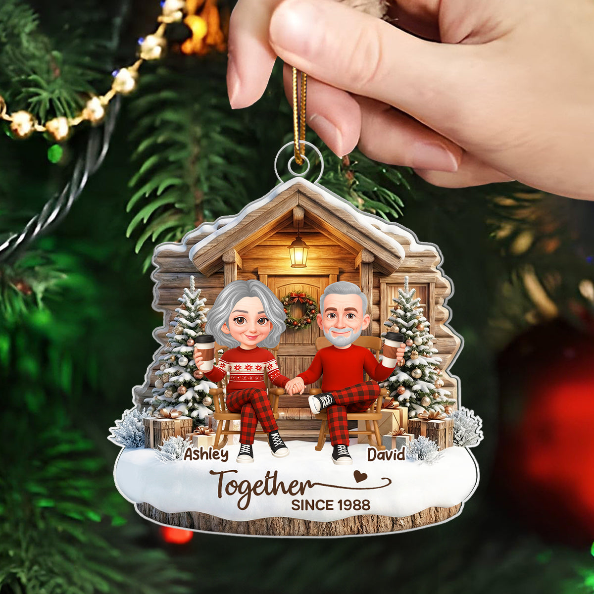 Couple We Got This - Personalized Acrylic Ornament - Christmas Gift for him, for her