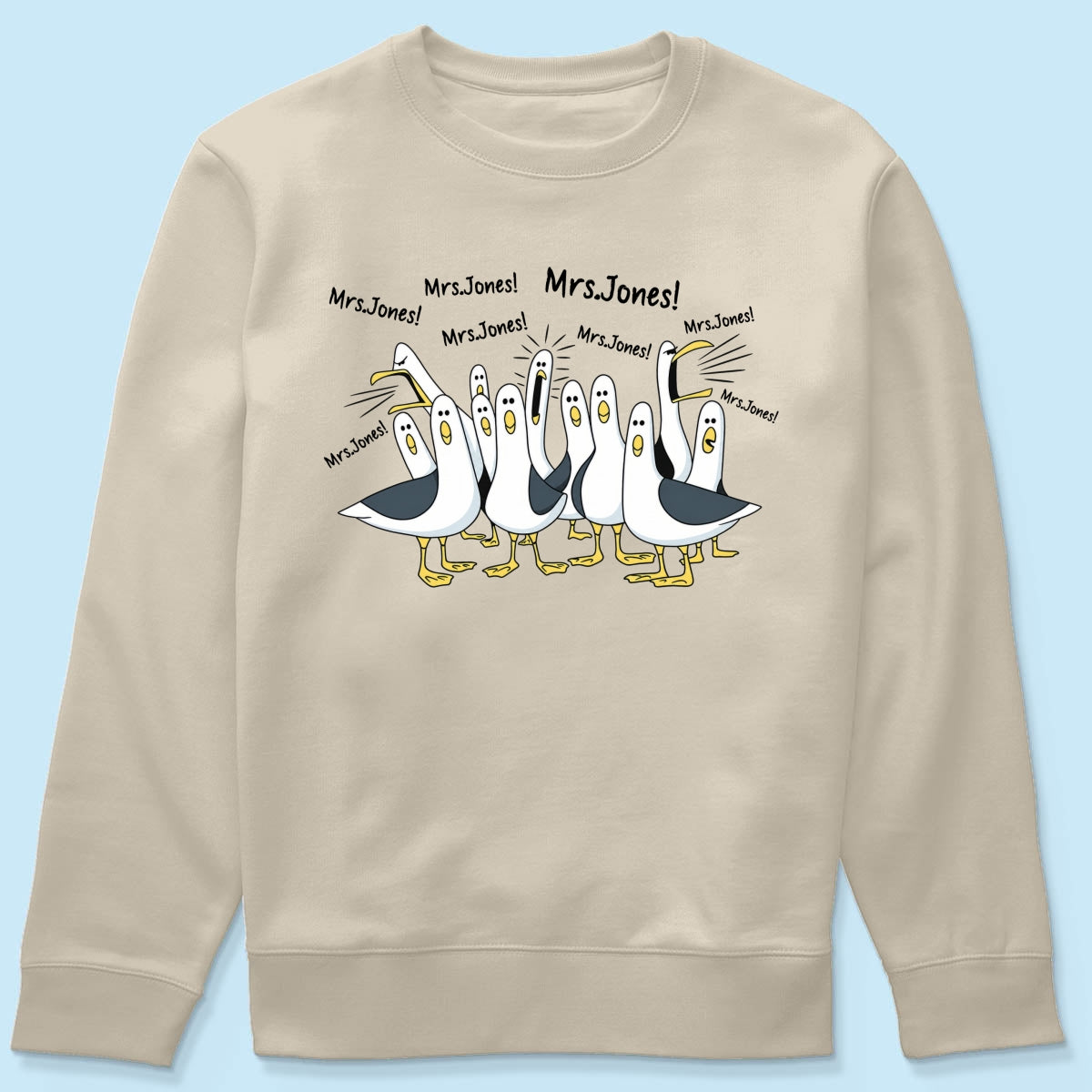 Funny Seagulls Calling Teacher - Personalized Shirt - Funny Gift For Teachers, Appreciation Gift
