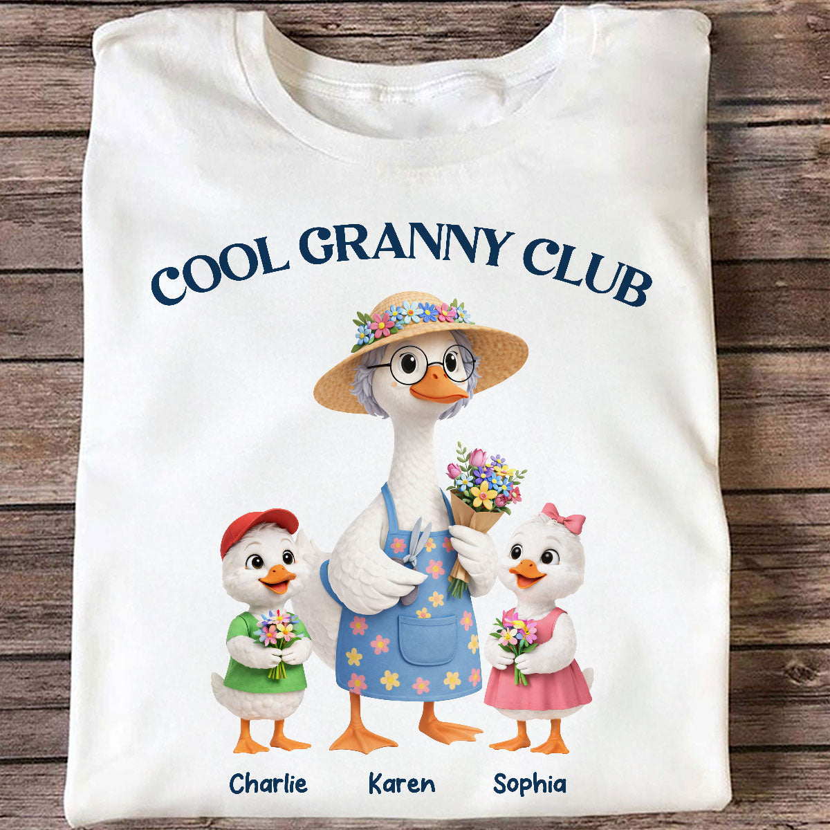 Cool Granny Club - Personalized Shirt - Heartfelt Gift For Grandma