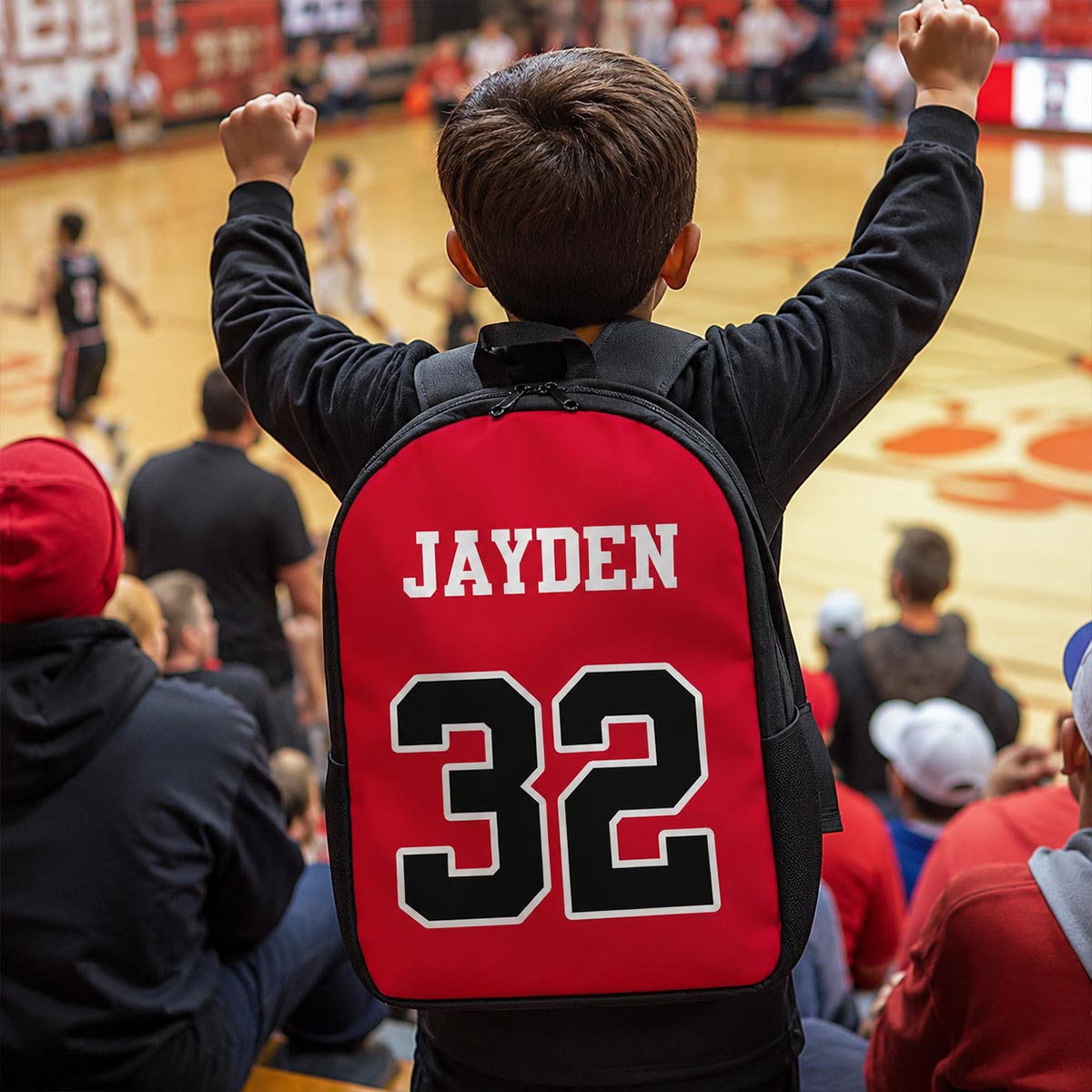 Basketball Jersey - Personalized Backpack - Back To School Gift