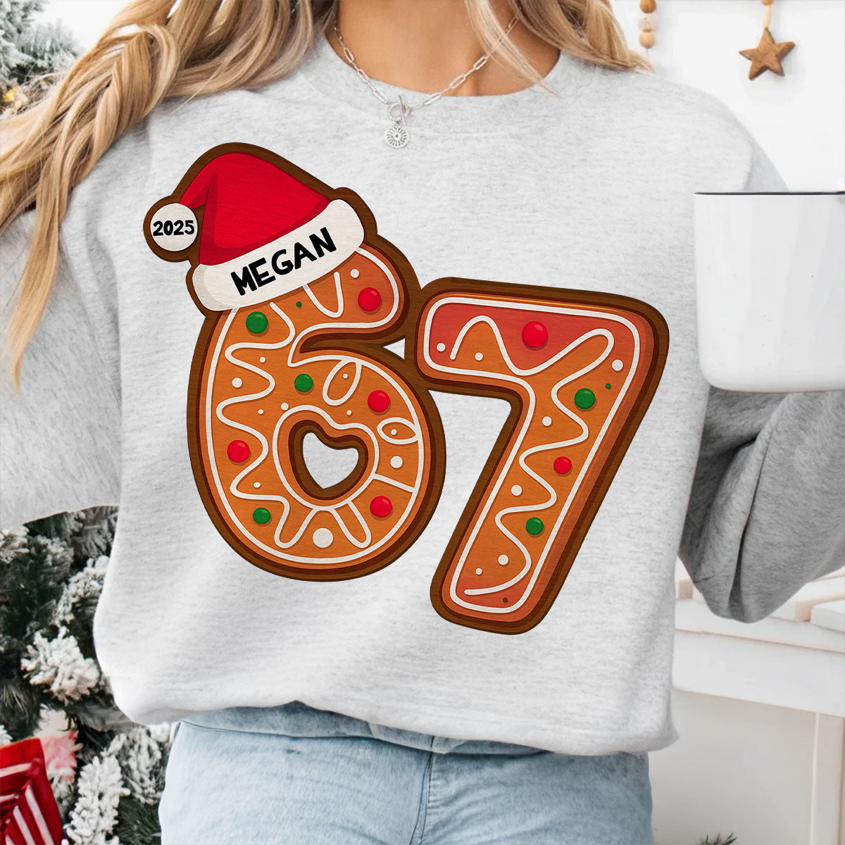 Custom Six Seven - Personalized Shirt - Teen Slang Funny Tree Decor, Funny Teen Grandkid Gift
