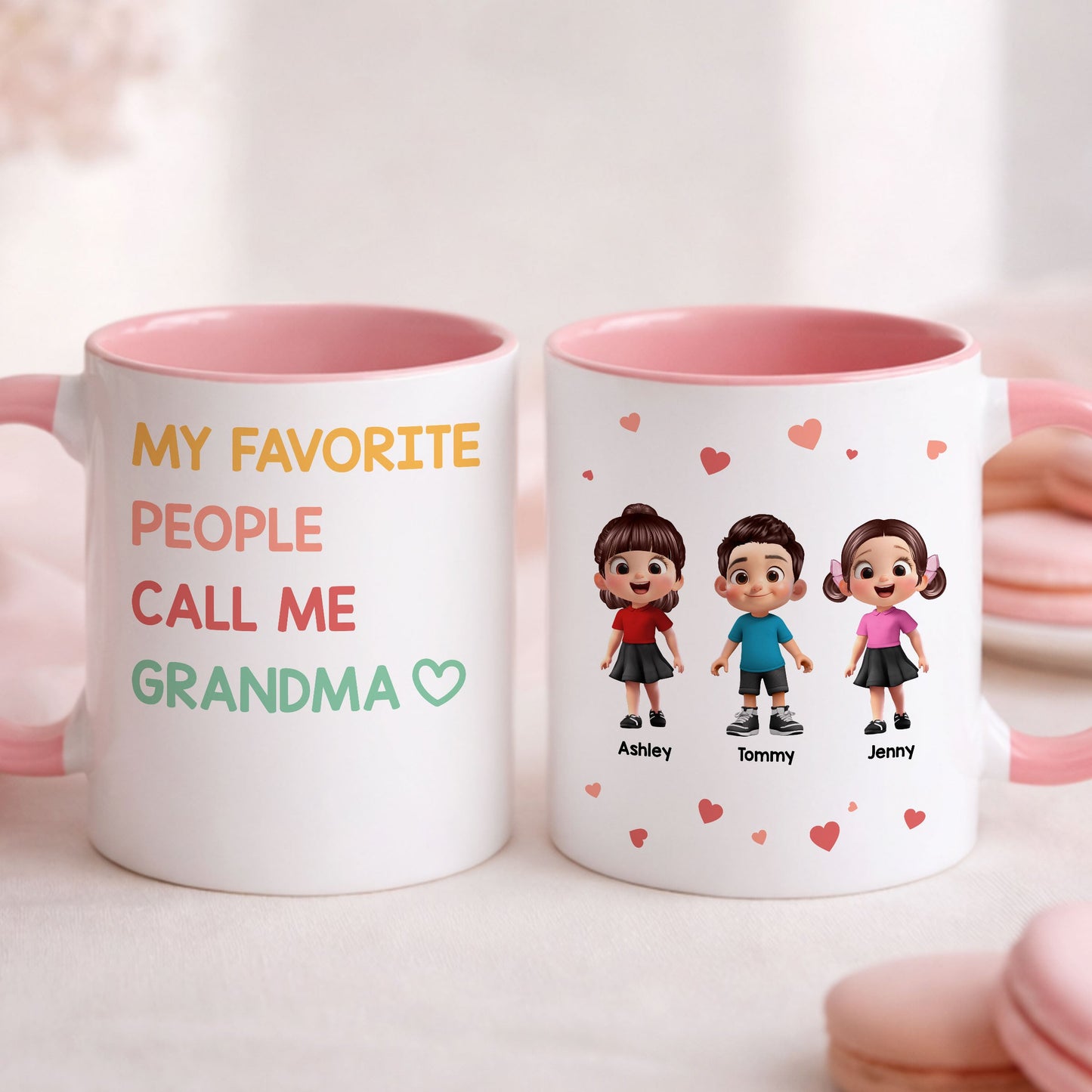 My Favorite People Call Me Grandma - Personalized Mug - Sentimental Gift for Grandma