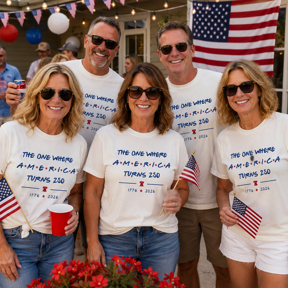 The One Where America Turns 250 - 4th Of July Shirt - American 250th Anniversary, Cool Gift for Her, for Him