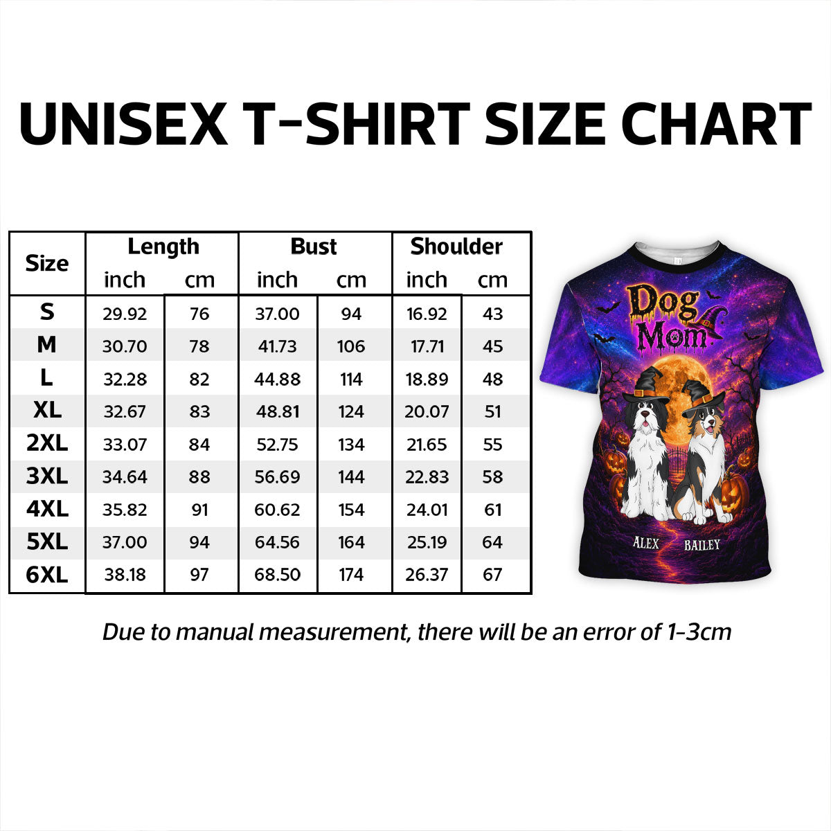 Galaxy Halloween Dog Mom - Personalized Shirt - Halloween Gift For Dog Lovers