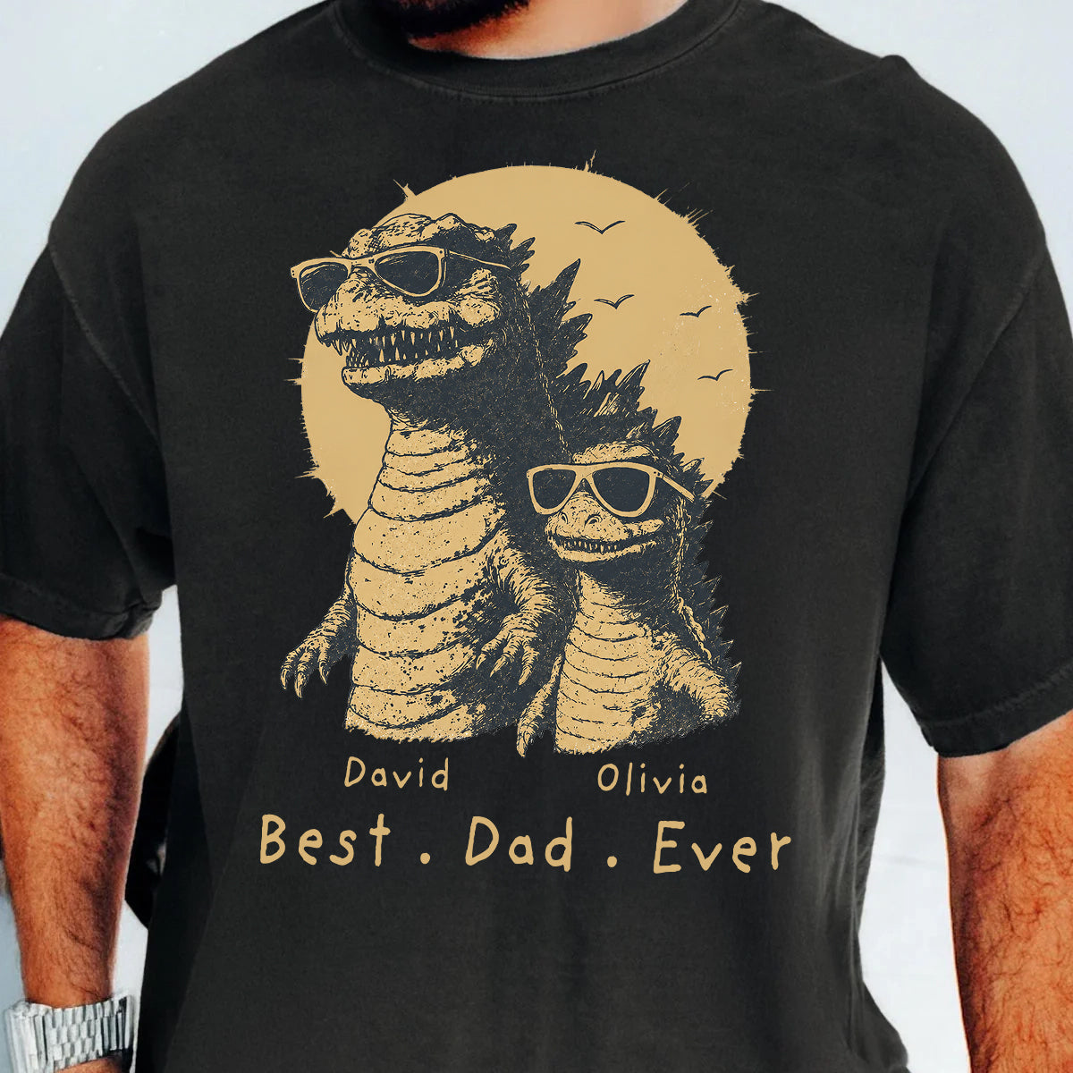 Best Dad Ever - Personalized Shirt - Funny Father's Day Gift for Dad, Papa, Husband