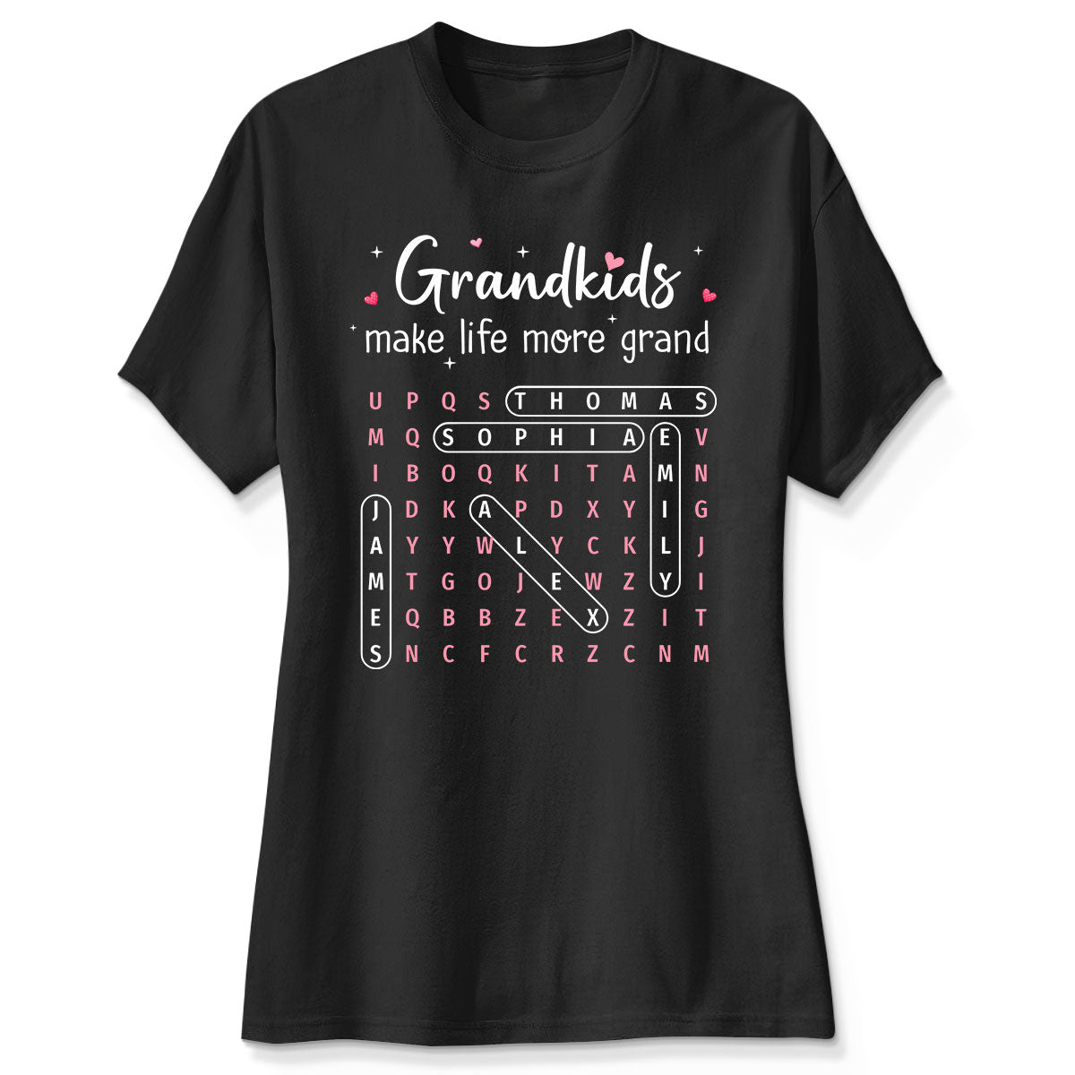 The Greatest Gift You Ever Know Word Search Puzzle Art - Personalized Shirt - Gift For Grandma