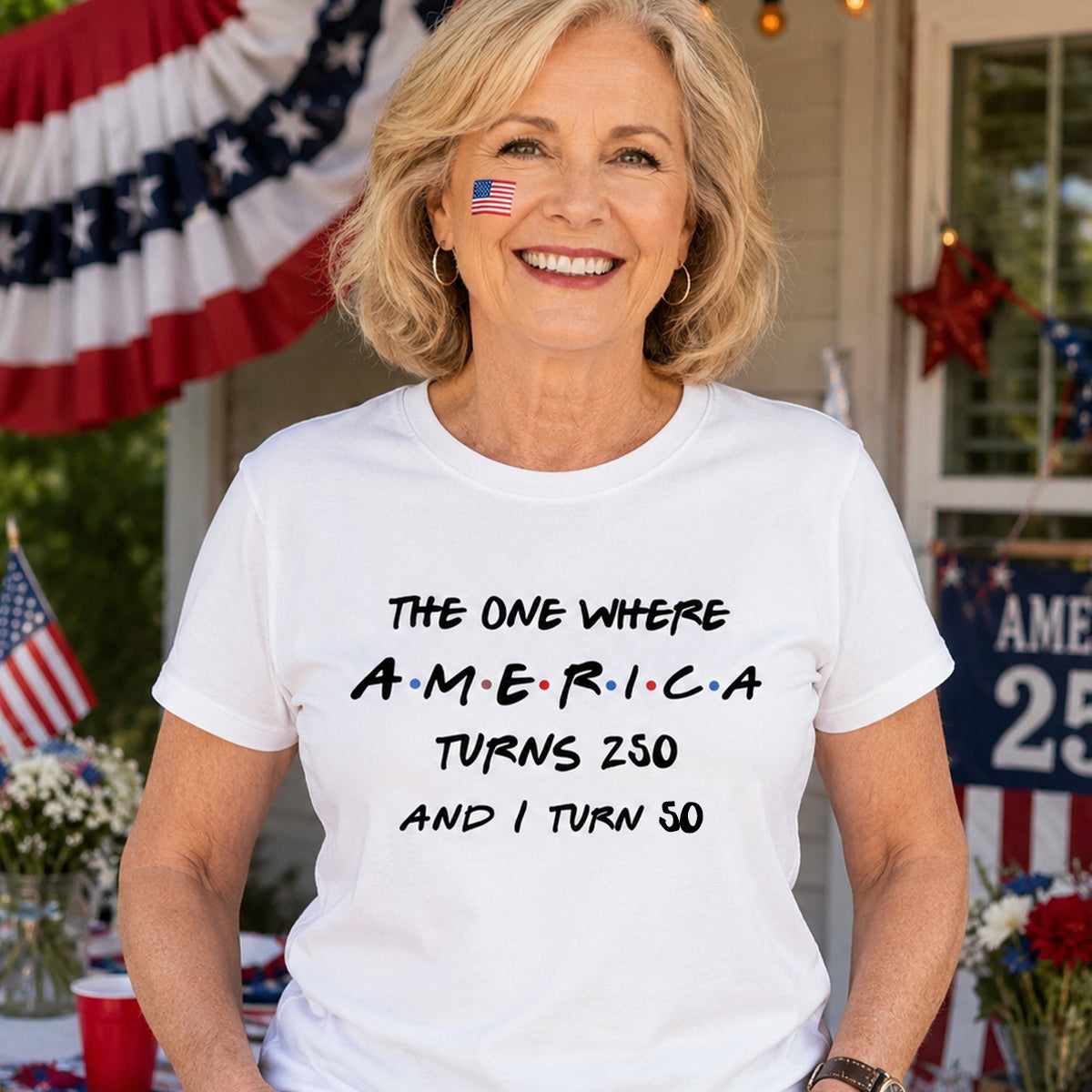 The One Where America Turns 250 - Personalized Shirt - Birthday Gift for Him, for Her, 250th Anniversary