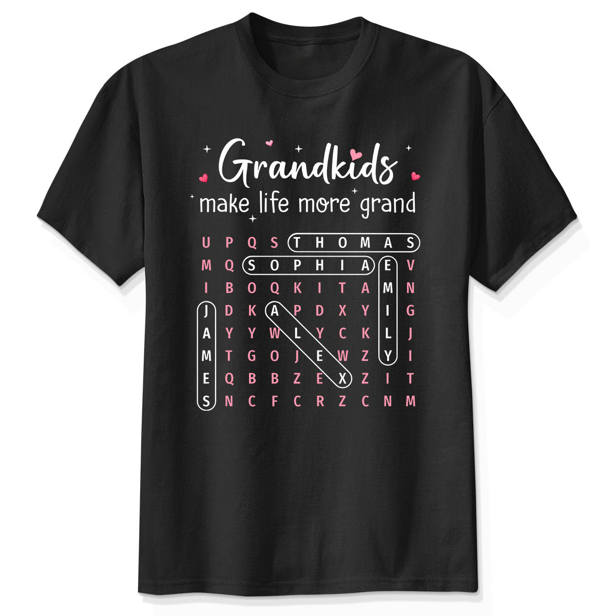 The Greatest Gift You Ever Know Word Search Puzzle Art - Personalized Shirt - Gift For Grandma