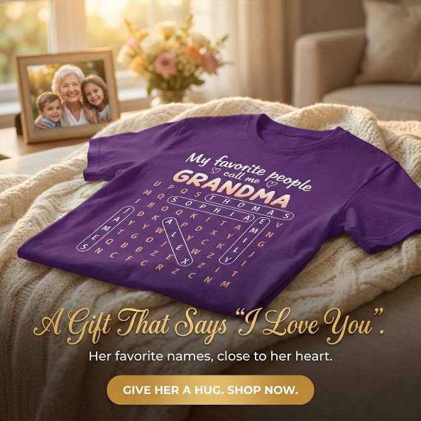 Favorite People Call Me Grandma Word Search Puzzle - Personalized Shirt - Mother's Day Gift For Grandma