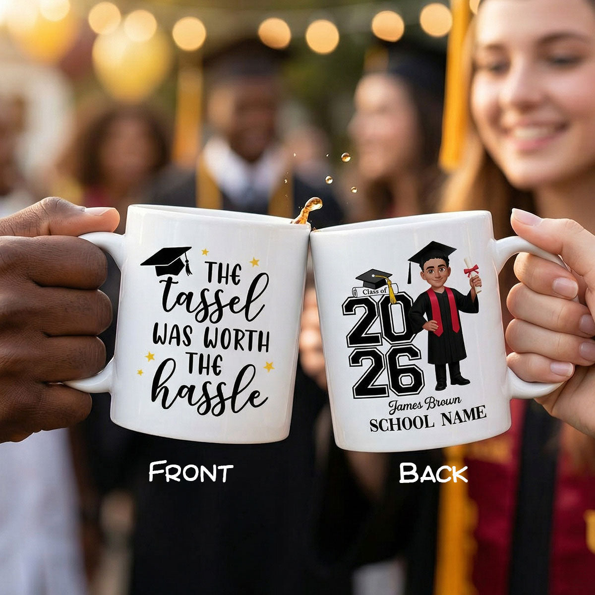 Class Of 2026 2027 Keepsake - Personalized Mug - Graduation Gift For Graduates, Daughter