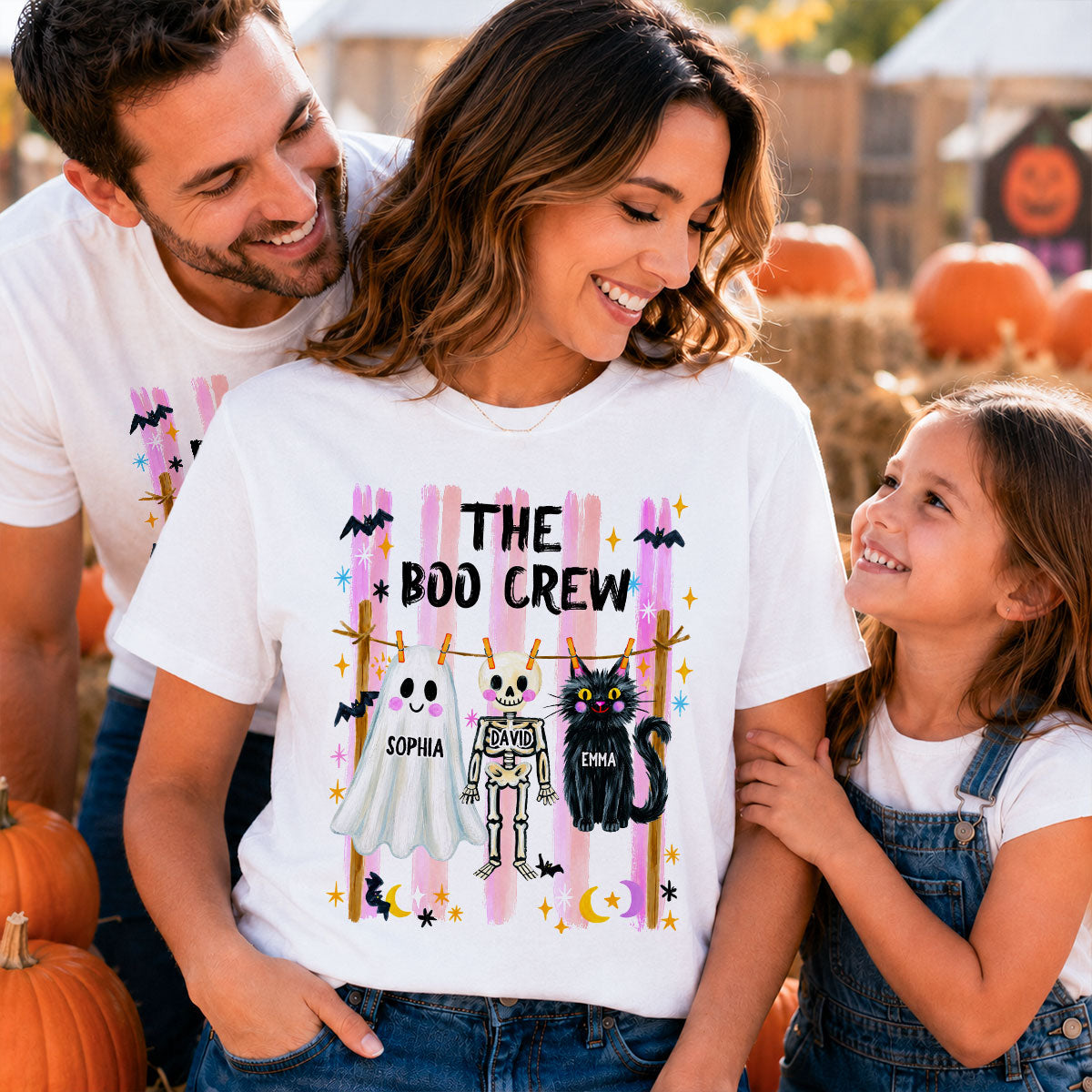 Our Boo Crew Family Halloween - Personalized Shirt - Family Matching Shirts