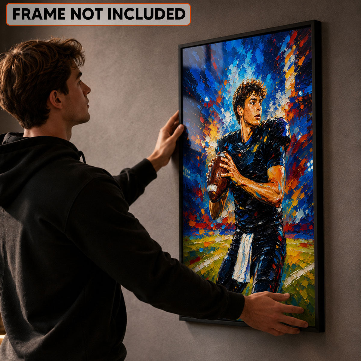 Modern Sport Photos Insert - Personalized Poster - Gift For Boy, Girl