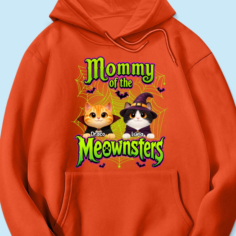 Neon Green Design Cats - Personalized Shirt - Halloween Gift For Cat Lovers