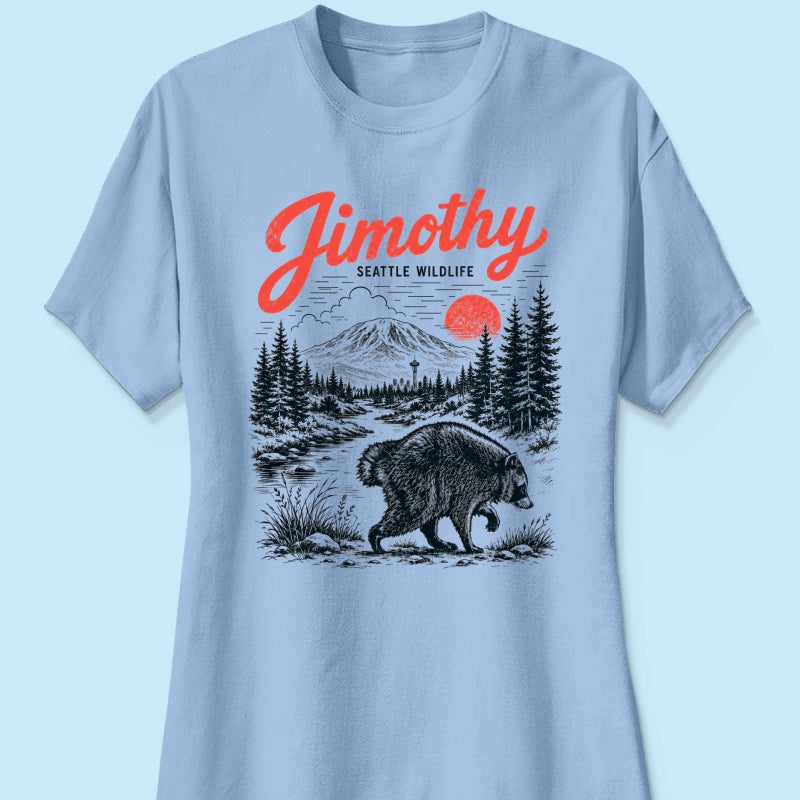Lovable Viral Seattle Jimothy Raccoon Shirt - Trending 2026 Shirt