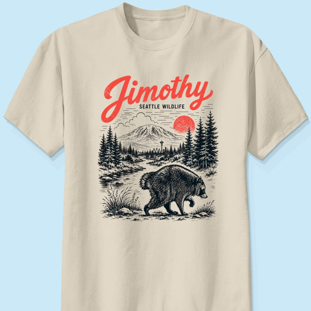 Lovable Viral Seattle Jimothy Raccoon Shirt - Trending 2026 Shirt