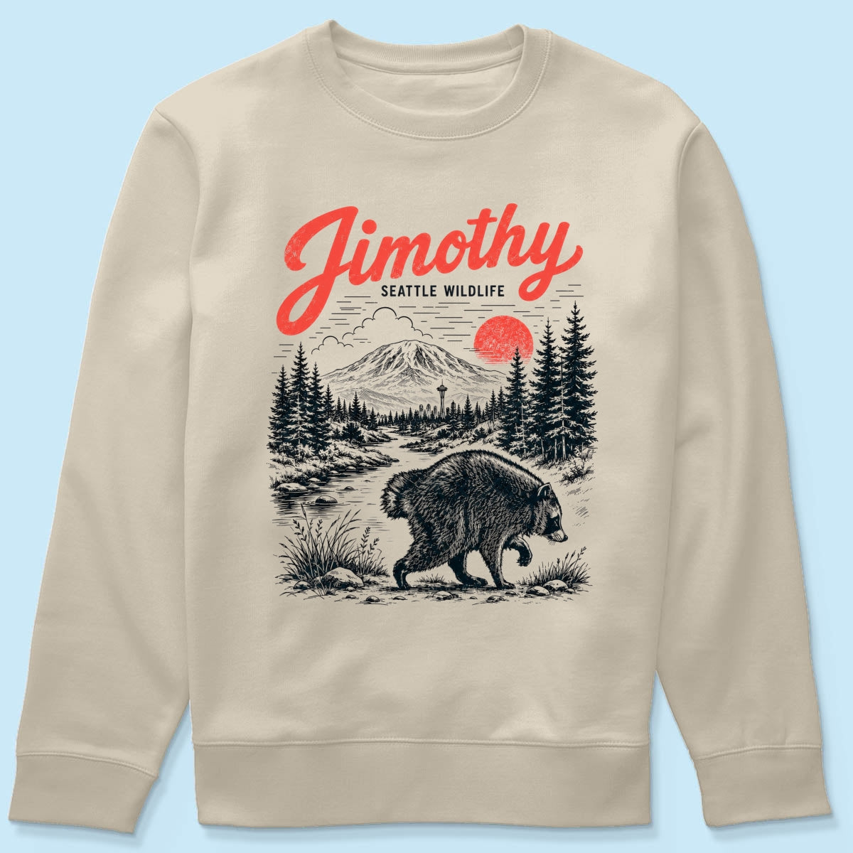 Lovable Viral Seattle Jimothy Raccoon Shirt - Trending 2026 Shirt