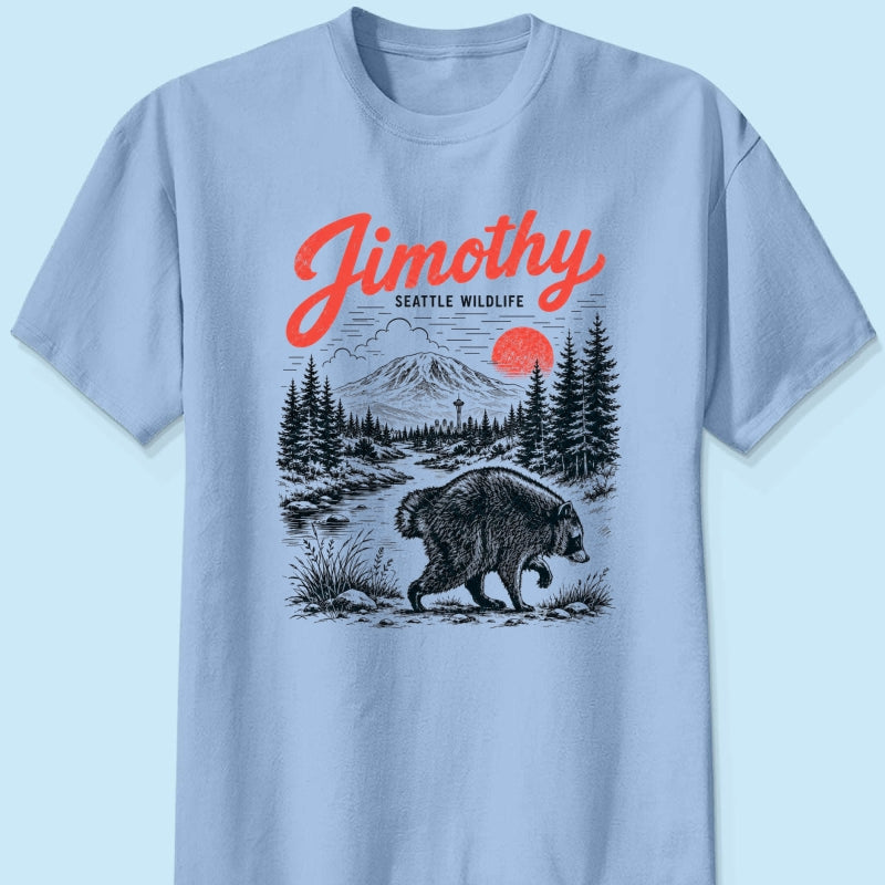Lovable Viral Seattle Jimothy Raccoon Shirt - Trending 2026 Shirt