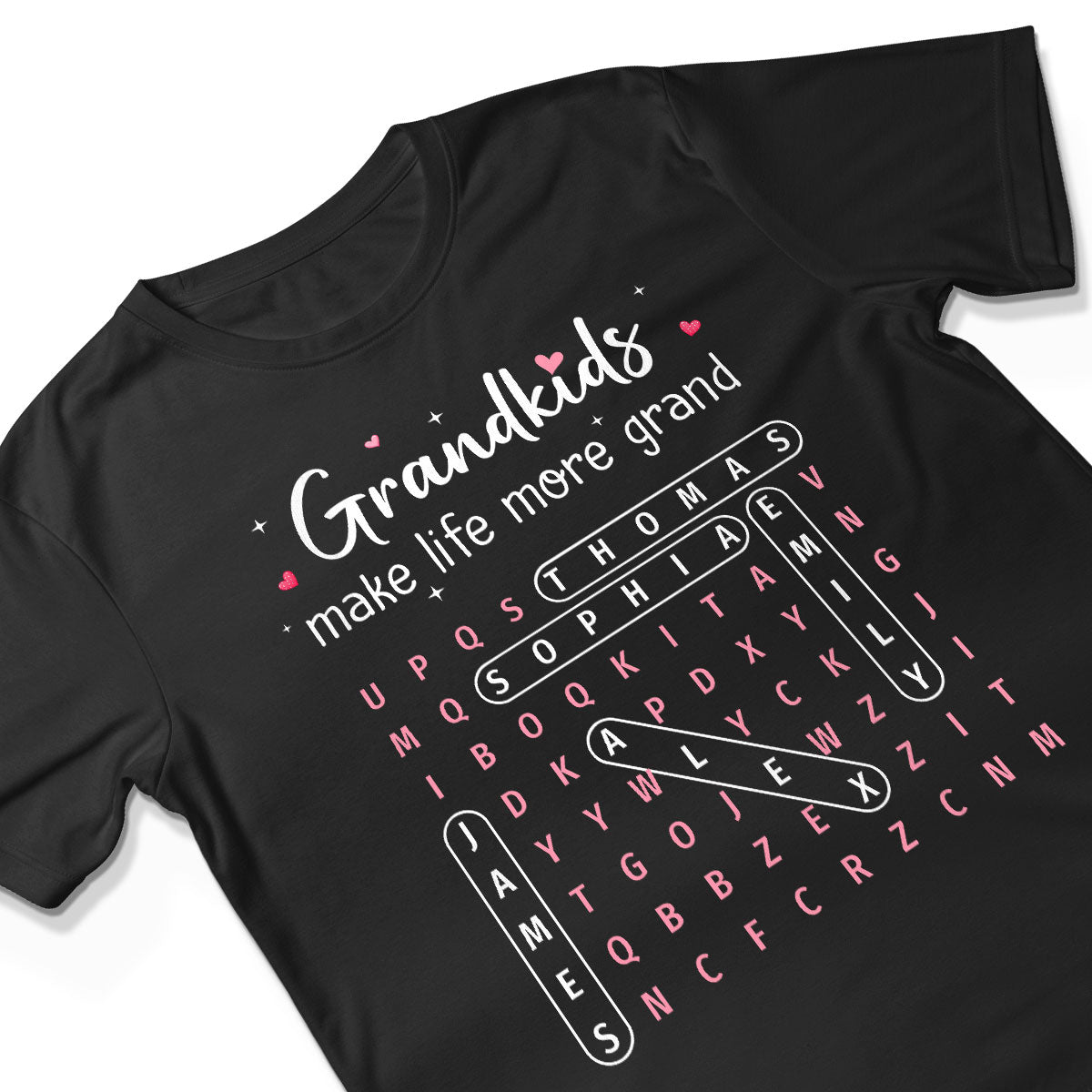The Greatest Gift You Ever Know Word Search Puzzle Art - Personalized Shirt - Gift For Grandma