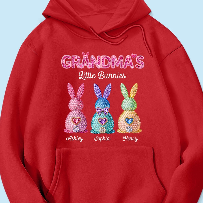 Grandma's Little Bunnies Easter - Personalized Shirt - Sentimental Gift for Grandma