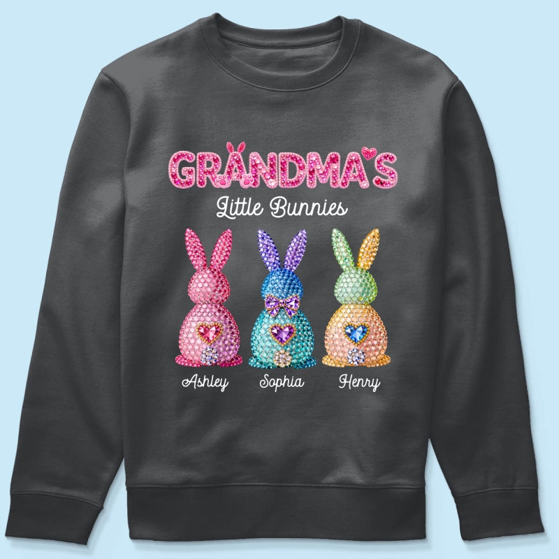Grandma's Little Bunnies Easter - Personalized Shirt - Sentimental Gift for Grandma