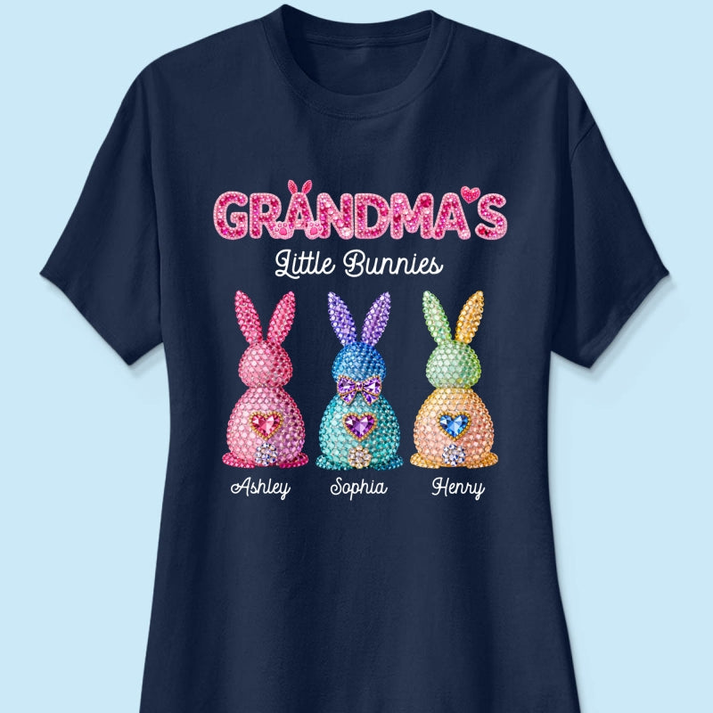 Grandma's Little Bunnies Easter - Personalized Shirt - Sentimental Gift for Grandma